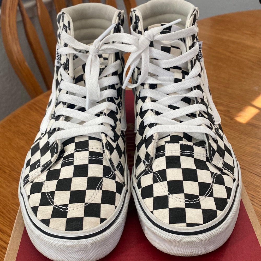 VANS Filmore Hi Checkerboard Womens 8